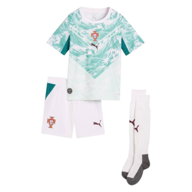 2026-2027 Portugal Away Mini Kit (Your Name)-SoccerKits Hub | Buy Soccer Jerseys Online